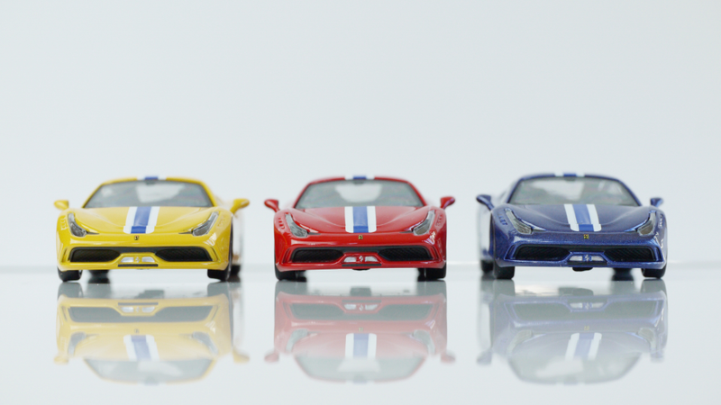 Illustration for article titled Kyosho Ferrari 10 1/64 #68 - Project Prancing Horse #68 - 2013 Ferrari 458 Speciale